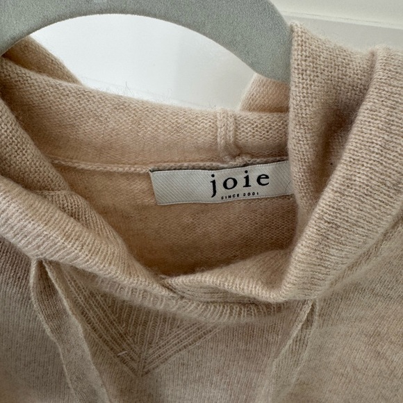 Joie Sweaters - Joie Women's Beige Cashmere Hoodie